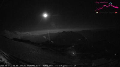 immagine della webcam nei dintorni di Valtournenche Colle Superiore: webcam Punta Indren