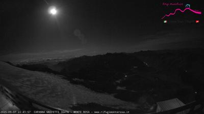 immagine della webcam nei dintorni di Brusson 2000 Estoul: webcam Punta Indren