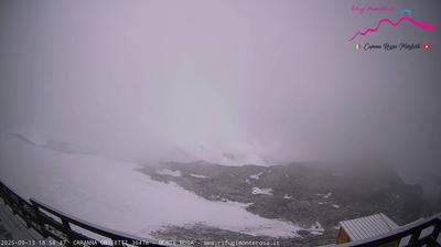 immagine della webcam nei dintorni di Cervinia Plateau Rosa: webcam Punta Indren