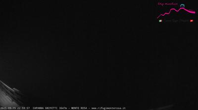 immagine della webcam nei dintorni di Cervinia: webcam Punta Indren