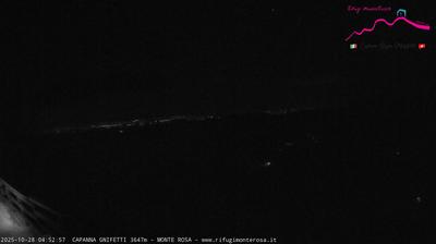 immagine della webcam nei dintorni di Passo dei Salati: webcam Punta Indren