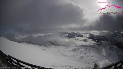 immagine della webcam nei dintorni di Cervinia Plateau Rosa: webcam Punta Indren