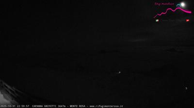 immagine della webcam nei dintorni di Cervinia: webcam Punta Indren