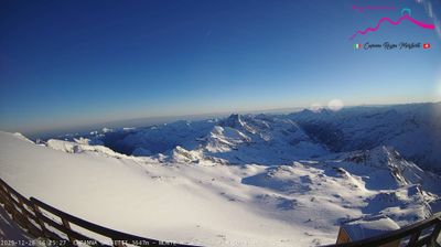 immagine della webcam nei dintorni di Cervinia Plan Maison: webcam Punta Indren