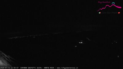 immagine della webcam nei dintorni di Cervinia: webcam Punta Indren