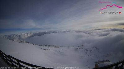 immagine della webcam nei dintorni di Valtournenche Colle Superiore: webcam Punta Indren