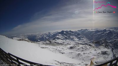 immagine della webcam nei dintorni di Cervinia Plan Maison: webcam Punta Indren