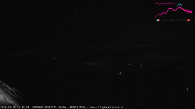 immagine della webcam nei dintorni di Capanna Margherita: webcam Punta Indren