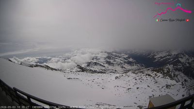 immagine della webcam nei dintorni di Cervinia Plateau Rosa: webcam Punta Indren