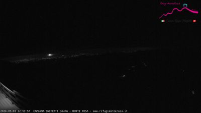 immagine della webcam nei dintorni di Alagna Valsesia: webcam Punta Indren