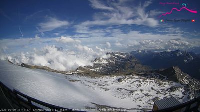 immagine della webcam nei dintorni di Champoluc: webcam Punta Indren