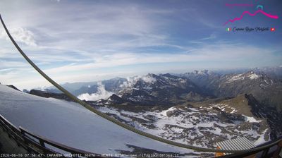 immagine della webcam nei dintorni di Capanna Margherita: webcam Punta Indren