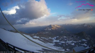 immagine della webcam nei dintorni di Staffal: webcam Punta Indren