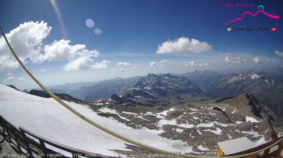 immagine della webcam nei dintorni di Gressoney-la-Trinitè: webcam Punta Indren