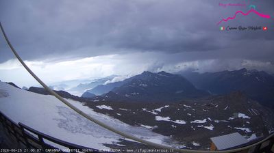 immagine della webcam nei dintorni di Gressoney-la-Trinitè: webcam Punta Indren