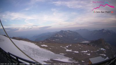 immagine della webcam nei dintorni di Breuil-Cervinia: webcam Punta Indren