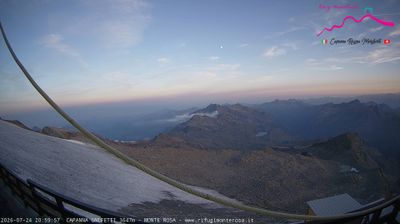 immagine della webcam nei dintorni di Macugnaga: webcam Punta Indren