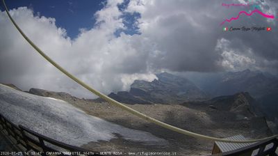 immagine della webcam nei dintorni di Chamois: webcam Punta Indren