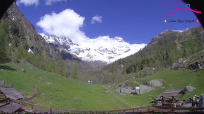 immagine della webcam nei dintorni di Alpe di Mera: webcam Pianalunga