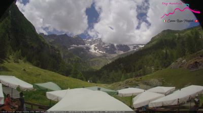 immagine della webcam nei dintorni di Cervinia Plateau Rosa: webcam Pianalunga