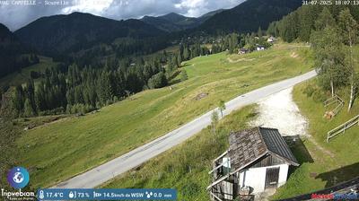 immagine della webcam nei dintorni di Alpe Cermis: webcam Samone