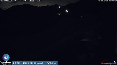 immagine della webcam nei dintorni di Castello Tesino: webcam Samone