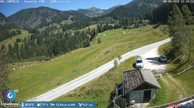 immagine della webcam nei dintorni di Levico Terme: webcam Samone
