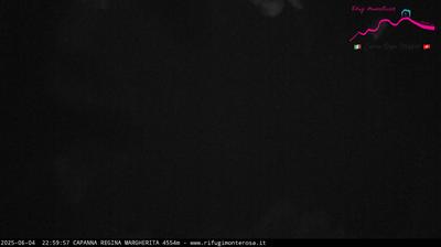immagine della webcam nei dintorni di Staffal: webcam Capanna Margherita
