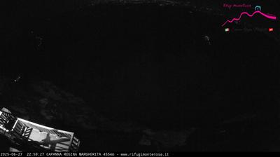 immagine della webcam nei dintorni di Gressoney-Saint-Jean: webcam Capanna Margherita