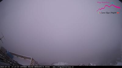 immagine della webcam nei dintorni di Staffal: webcam Capanna Margherita