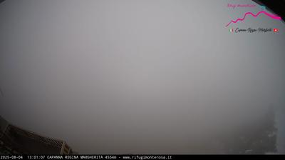 immagine della webcam nei dintorni di Breuil-Cervinia: webcam Capanna Margherita