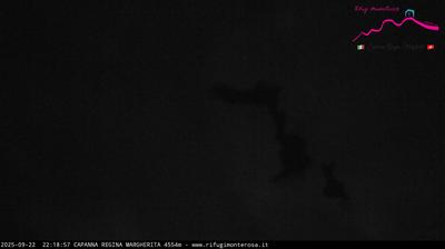 immagine della webcam nei dintorni di Breuil-Cervinia: webcam Capanna Margherita