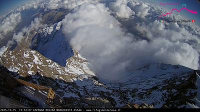 immagine della webcam nei dintorni di Macugnaga: webcam Capanna Margherita