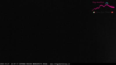 immagine della webcam nei dintorni di Passo dei Salati: webcam Capanna Margherita