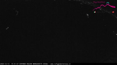 immagine della webcam nei dintorni di Staffal: webcam Capanna Margherita