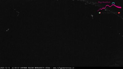 immagine della webcam nei dintorni di Carcoforo: webcam Capanna Margherita