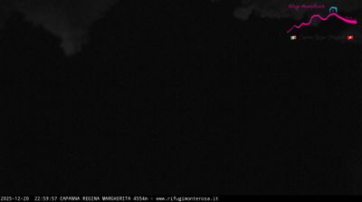 immagine della webcam nei dintorni di Valtournenche: webcam Capanna Margherita