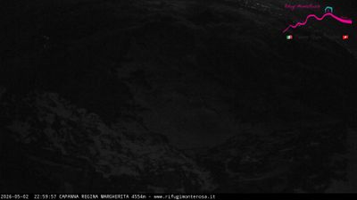 immagine della webcam nei dintorni di Staffal: webcam Capanna Margherita