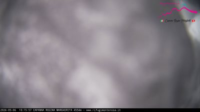 immagine della webcam nei dintorni di Gressoney-la-Trinitè: webcam Capanna Margherita