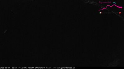 immagine della webcam nei dintorni di Carcoforo: webcam Capanna Margherita