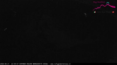 immagine della webcam nei dintorni di Staffal: webcam Capanna Margherita