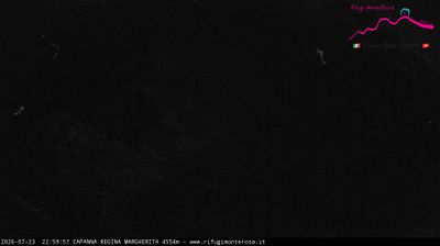 immagine della webcam nei dintorni di Cervinia: webcam Capanna Margherita