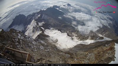 immagine della webcam nei dintorni di Macugnaga: webcam Capanna Margherita