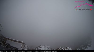immagine della webcam nei dintorni di Champoluc: webcam Capanna Margherita