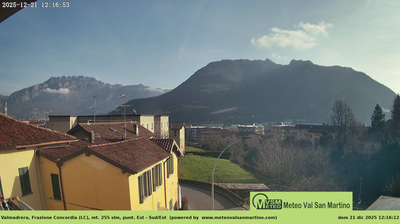 immagine della webcam nei dintorni di Piani d'Erna: webcam Valmadrera