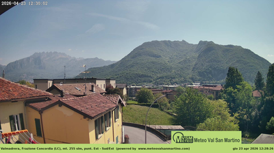 immagine della webcam nei dintorni di Piani di Bobbio: webcam Valmadrera