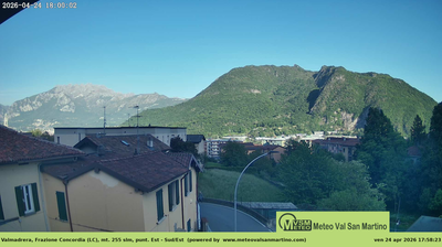 immagine della webcam nei dintorni di Moggio: webcam Valmadrera