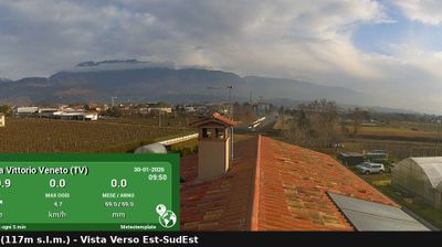 immagine della webcam nei dintorni di Pieve di Soligo: webcam Vittorio Veneto