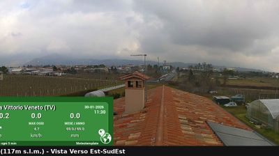 immagine della webcam nei dintorni di Ponte nelle Alpi: webcam Vittorio Veneto
