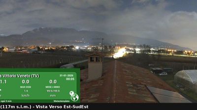 immagine della webcam nei dintorni di Col Indes: webcam Vittorio Veneto